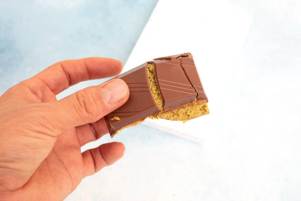 istock Human hand is holding Dubai chocolate 2188260968