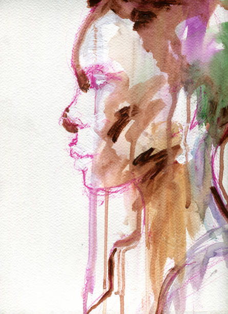 istock Black woman profile in watercolor illustration 2188269891