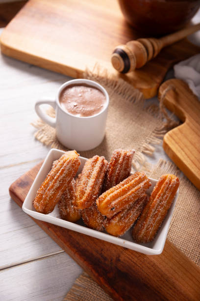 istock Churros and hot chocolate 2188280240