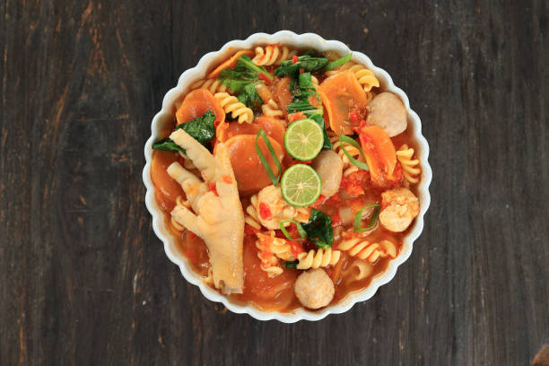 Seblak, Indonesian Popular Street Food from Bandung, West Java