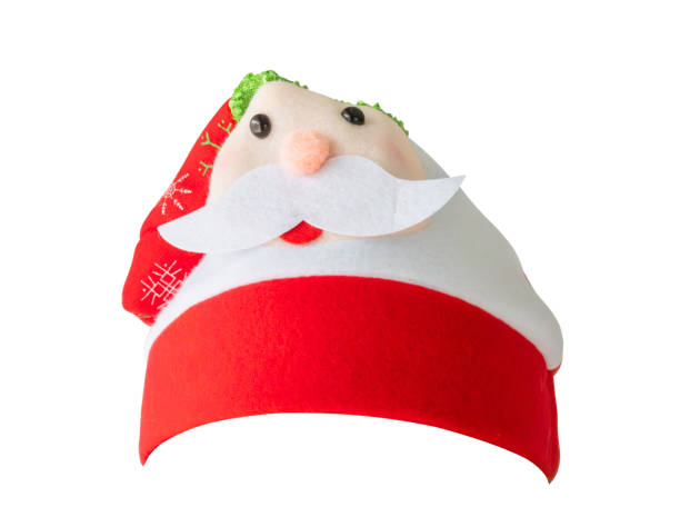 istock Red Christmas Santa Claus hat isolated on white background 2188284471