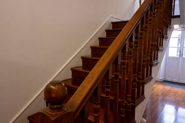 istock Vintage wooden staircase 2188286939