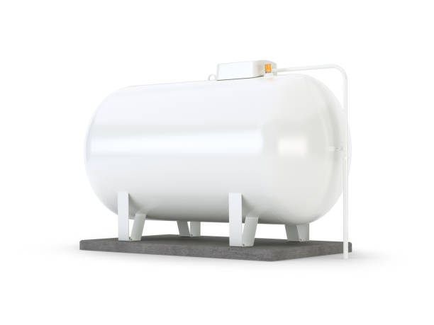 istock Gas Tank isolated on white 2188287652