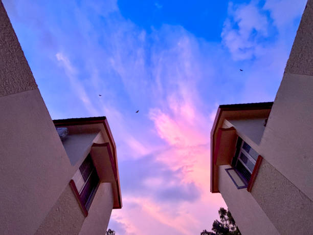 A Residential Home in Southern California at Twilight