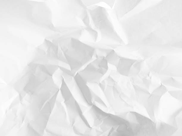 istock Paper crumpled abstract background white pattern wall design grunge letter parchment cardboard material empty crease wrinkle crushed document grey ragged rougt wrinkled torn crinkled page scrapbook 2188301617