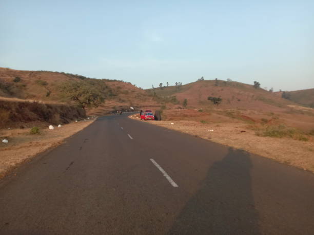 istock The asphalt road view in the village 2188303287
