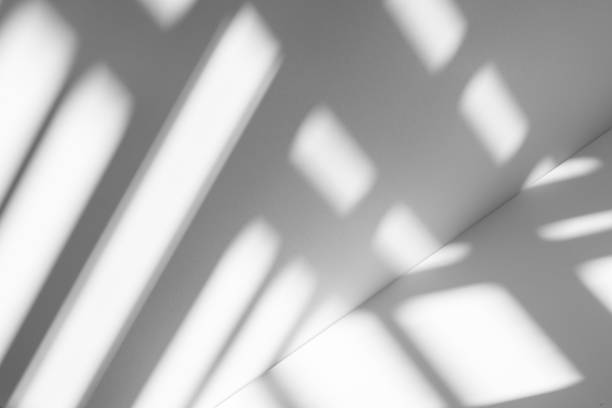 istock Wall interior background, studio and backdrops show products.with shadow from window color white . background for text insertion and presentation product 2188306361