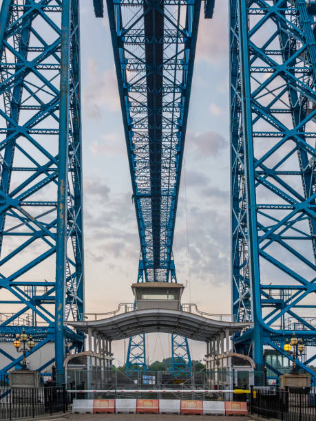 Middlesbrough, England, UK - June 12, 2023: The transporter bridge