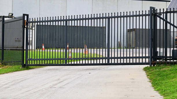 istock Metal entrance gate 2188316069