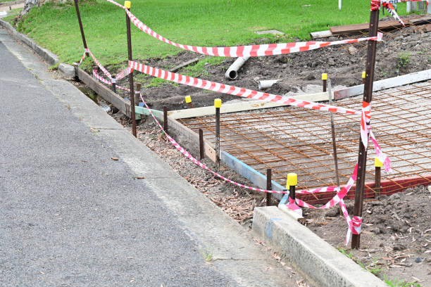 istock Preparation to pour concrete drive way 2188316070