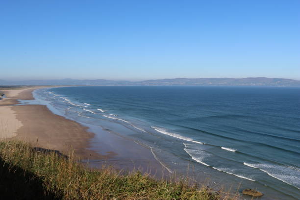 View along Benone beach, Causeway Coast, Northern Ireland