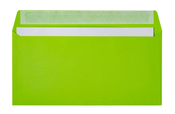 istock green envelope isolated on white background 2188321260