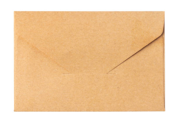 istock Recycled craft paper envelope isolated white background 2188327990