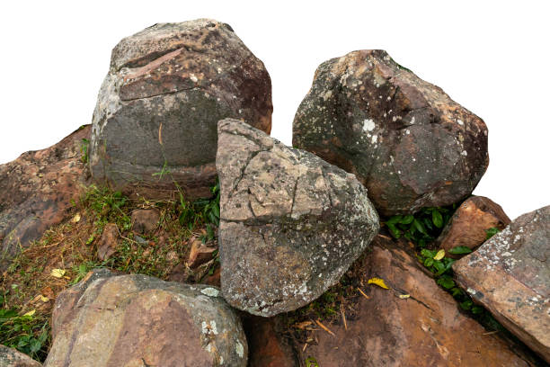 istock The trees.Rocks and Stone on the Mountain .Isolated on White background with clipping path 2188332371