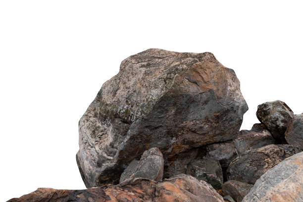 istock The trees.Rocks and Stone on the Mountain .Isolated on White background with clipping path 2188332894