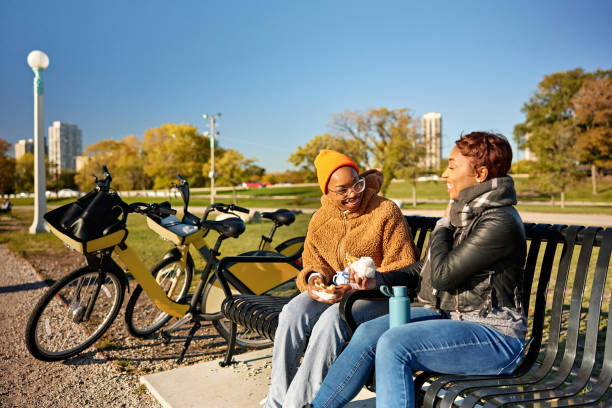 istock Weekend leisure for eco-minded friends in Chicago 2188333775