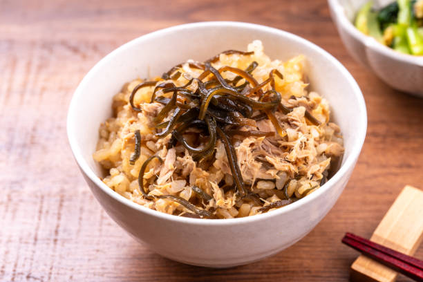 istock Rice cooked with tuna and salted konbu 2188340176