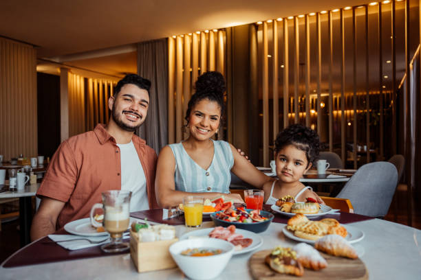 istock Family portrait in hotel 2188358204