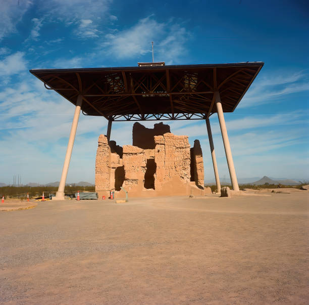 istock Ancient Casa Grande Ruins National Monument on Film 2188360636