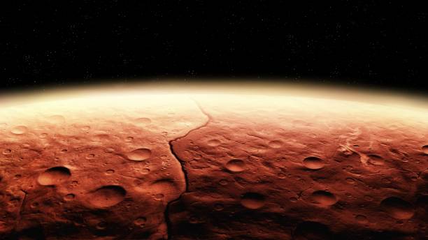 istock Mars, beautiful view from space. Cosmic landscape. 2188364746
