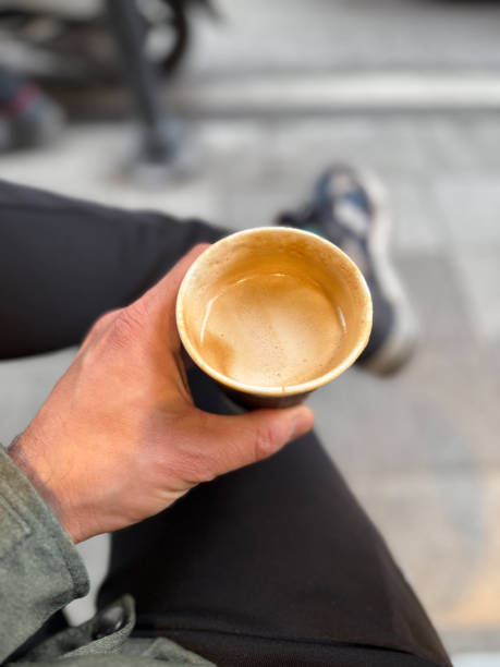 istock Cortado Coffee Take Away on Street Outside 2188364916