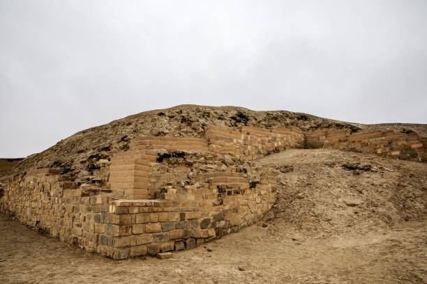 istock Ancient stone ruins in desert landscape 2188367856