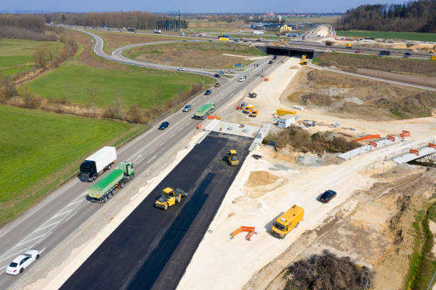 istock Asphalting Works, Aerial View 2188379642