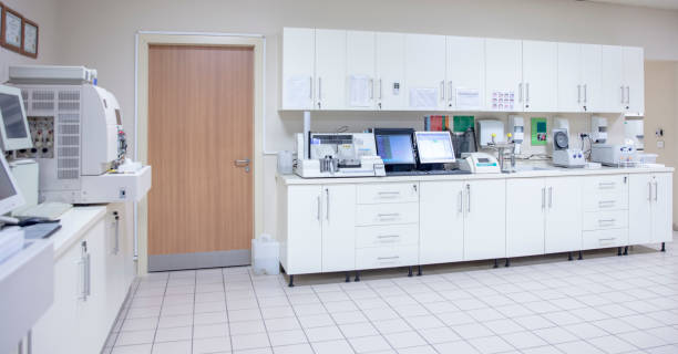 istock Medical laboratory and machinery, COVID-19 2188385341