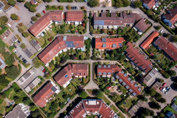 istock Row houses from above 2188385554