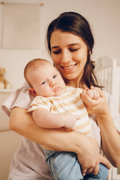 istock Mother hug her baby 2188387106