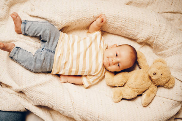 istock Small baby, close up 2188388010