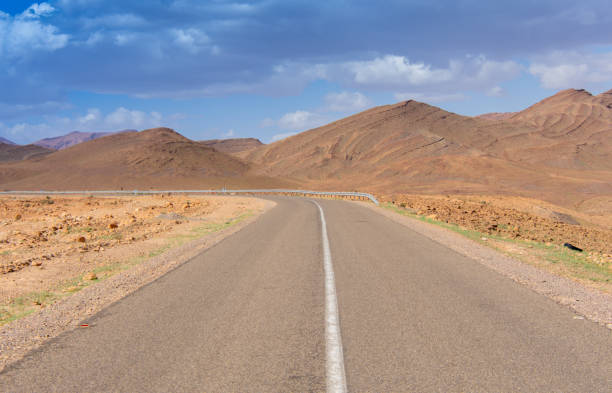 istock Long road through the Moroccan desert 2188388189