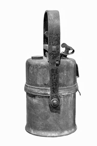 istock ancient  miner's lamp  oil lamp on white isolated 2188396915