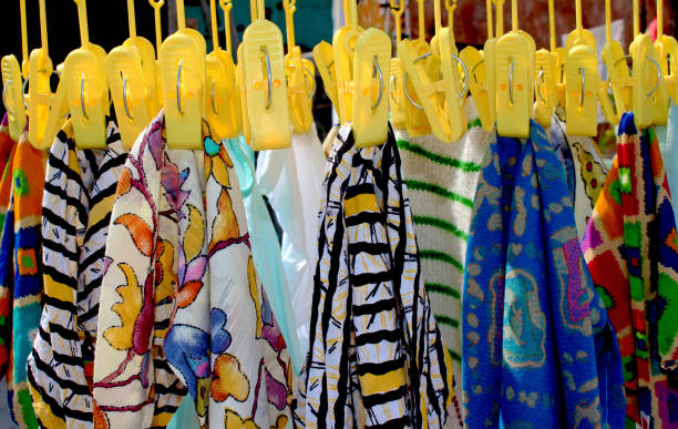 istock Children's nappies drying in the sun 2188396933