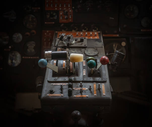 istock the vintage aircraft control cabin 2188397805