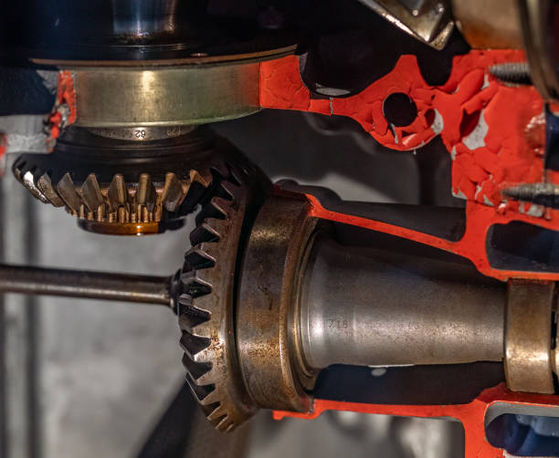 istock The old gear of engine 2188401026