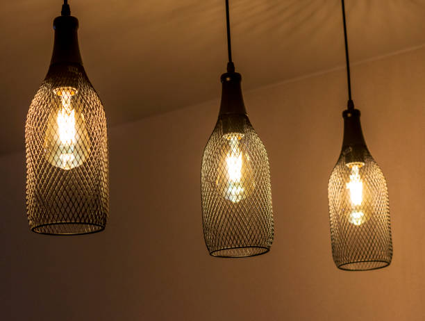 istock Decorative pedant lights in the modern apartment. Interior 2188404409