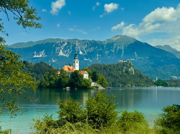 istock Church, Lake Bled, Slovenia 2188409697