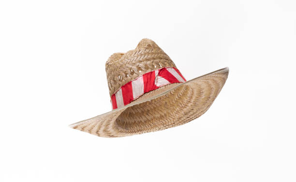 istock straw high top hat isolated on white background 2188420898