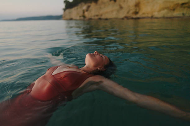 istock Swimming in the calm sea water 2188423426