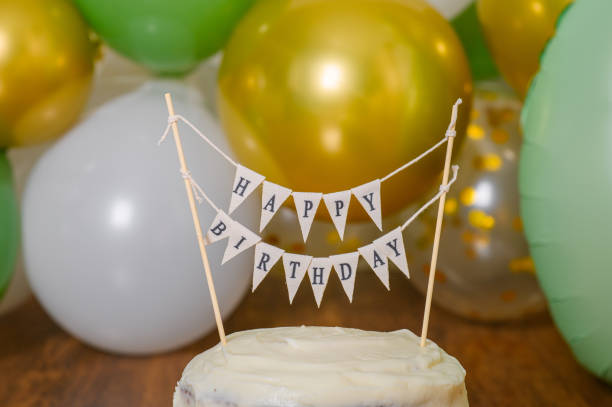 istock Birthday Celebration with Cake, Balloons, and Number Two Decoration 2188429917
