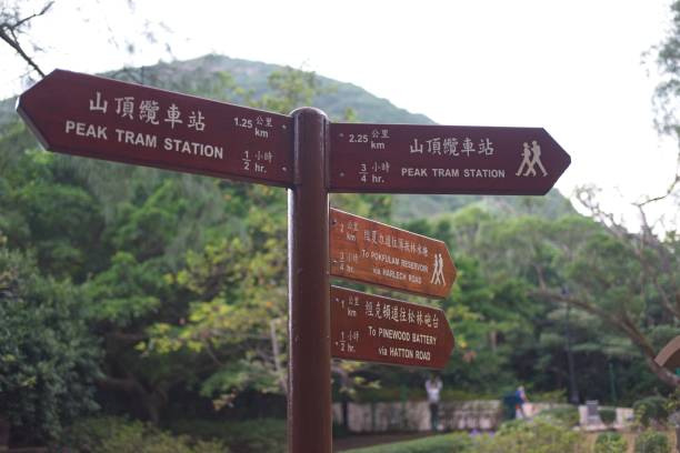istock Directional Signpost in a Park 2188435043