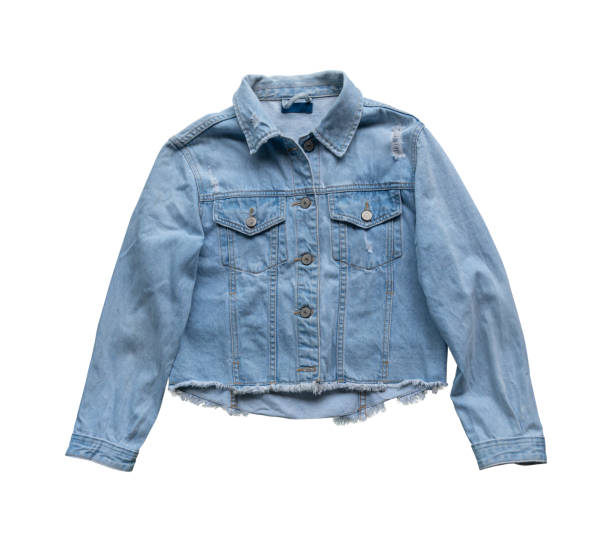 istock Jean shirt isolated on white background, clipping path 2188452193