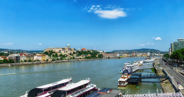 istock Cityscape with Danube river in Budapest city center 2188453111