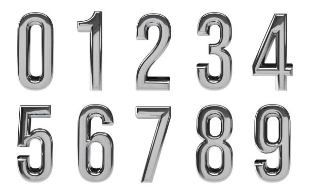 istock set of chrome silver metal number 3d render 2188456920