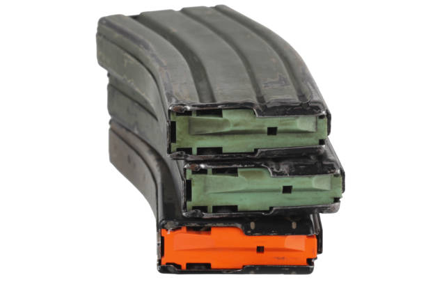 istock ammunition magazines for assault rifle M16 or M4 2188457782