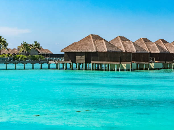istock Beach resort in the Maldives, Asia 2188471963