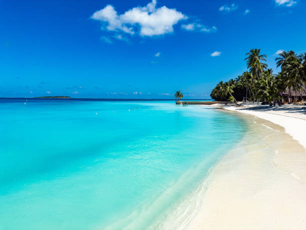 istock Beach resort in the Maldives, Asia 2188472878