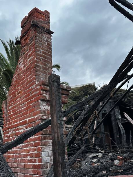 istock Remnants of a Fire-Damaged Building 2188473125