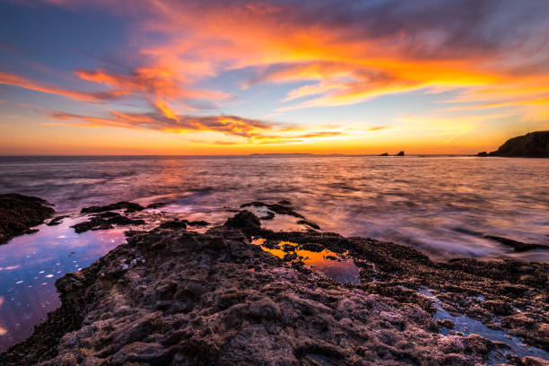 istock Sunset over Crescent Bay Beach in Laguna Beach 2188474614